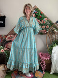 Robe Yasmine turquoise