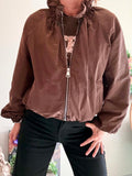 Veste Léonie chocolat du 36 au 42