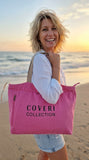 Grand sac fourre-tout Coveri rose