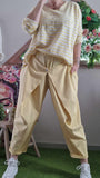 Jogg croisé jaune