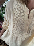 Blouse Josephine jaune clair