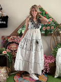 Robe Elena blanche/noire
