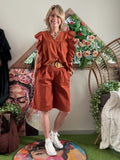 Blouse Tapia couleur Terracotta