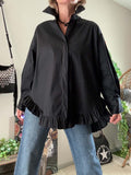 Chemise Faustine noire du 36 au 46