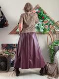 Jupe avec ceinture Celine bordeaux du 36 au 42/44