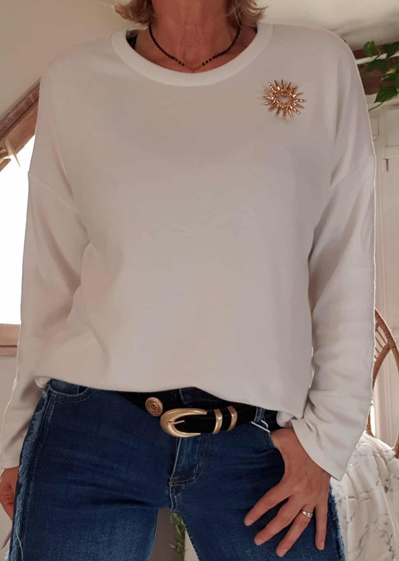 Haut Sonia blanc