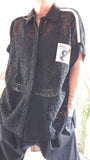 Chemise dentelle noire Paula