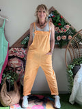 Salopette Justine orange délavée