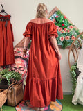 Robe Leslie rouille