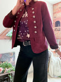 Veste Victoria bordeaux du 36 au 42