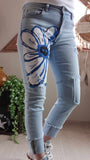 Jeans Marguerite bleu