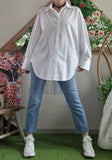 Chemise Longue oversize blanche