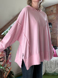 Sweat Skull strass rose