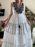 Robe Elena blanche/noire