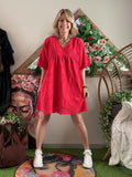 Robe Magalie rouge