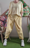 Jogg croisé jaune