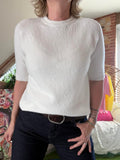Pull Basic Love Blanc