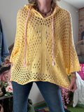 Pull Peace jaune