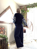 Gilet Bleu jeans noir