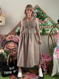 Robe Rosalia couleur terra