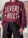 Sweat Beverly Hills bordeaux du 36 au 46
