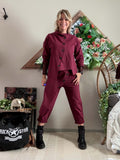 Veste Louise  bordeaux