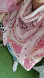 Echarpe bandana rose