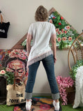 Haut Vanessa dentelle rose