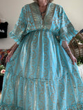 Robe Yasmine turquoise