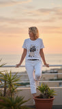 Tee-shirt Dog beige