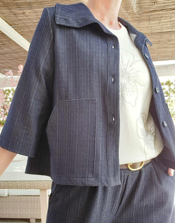 Veste Joanna bleu brut