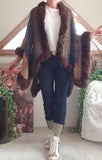 Poncho Hippie Chocolat