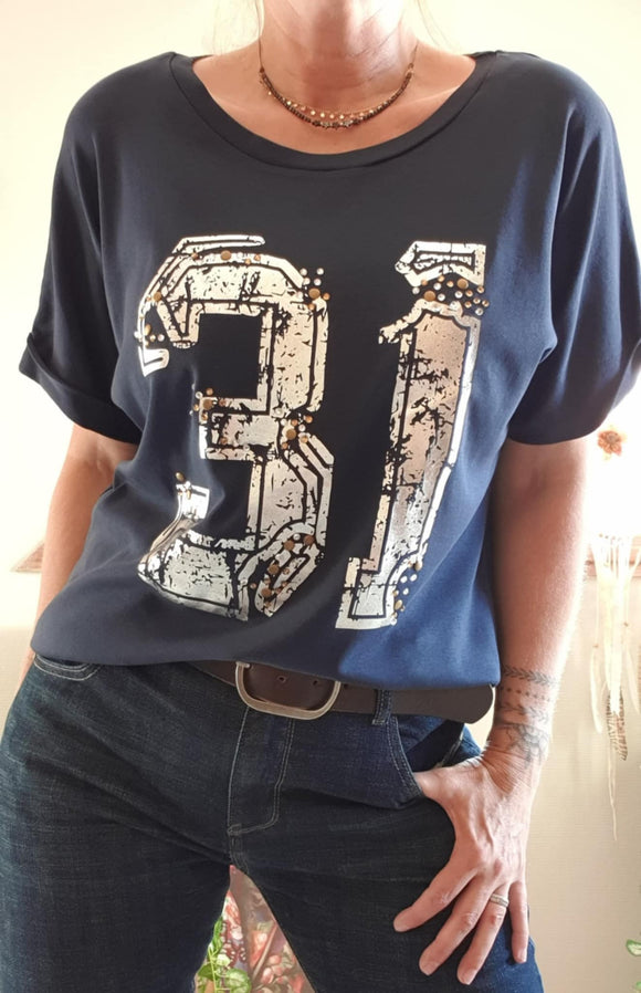 Haut 31 bleu