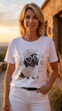 Tee-shirt Dog beige
