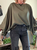 Blouse ÉLÉA kaki du 36 au 46