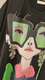 Tee-shirt long Fashion