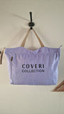 Grand sac fourre-tout Coveri lila