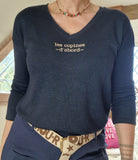 Haut Les Copines d Abord bleu