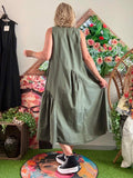 Robe Charline kaki