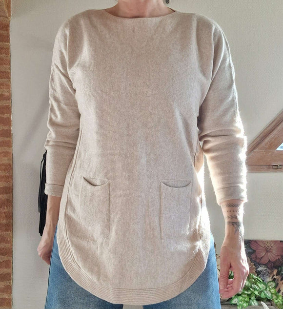 Pull Sonia beige
