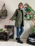 Veste longue MJ kaki du 36 au 42/44