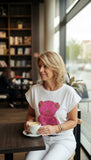 Tee-shirt Ourson rose/fushia