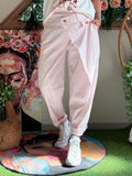 Pantalon Stéphane rayures roses
