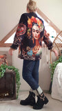 Veste velours Carmen