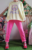Sweat Peace jaune