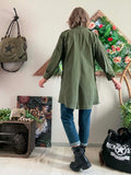 Veste longue MJ kaki du 36 au 42/44