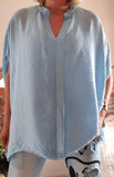 Blouse bleu ciel Tiffany