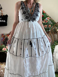 Robe Elena blanche/noire