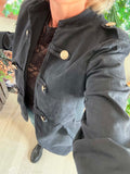Veste longue MJ noire du 36 au 42/44