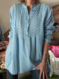 Blouse Josephine bleu ciel